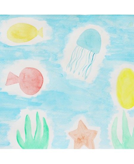 Primo akvarelė su teptuku, 24 spalvų