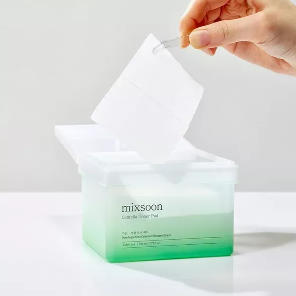 Mixsoon Centella Toner Pad Soothing Face Pads raminamieji veido padeliai, 120 vnt.