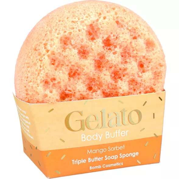 Mango Sorbet Gelato Body Buffer Sponge, Case 4 (EN, FR