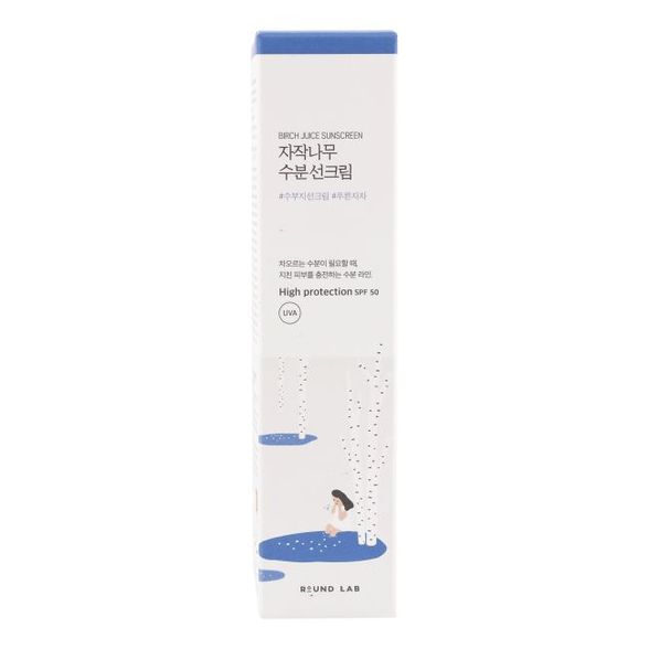 Round Lab Birch Juice Moisturizing  Sun Cream SPF50+ kremas nuo saulės, 50 ml.