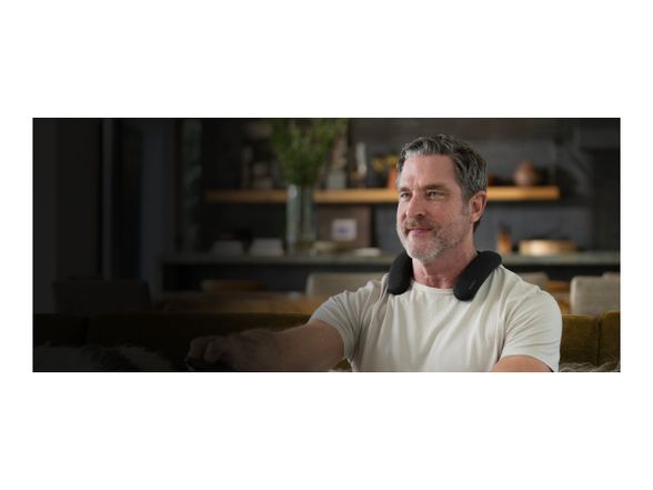 Sony Wireless Neckband Speaker | HT-AN7 Bravia Theatre U | Waterproof | Bluetooth | Black | Portable | Wireless connecti