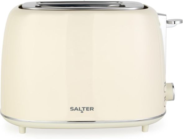 SALTER RETRO 2 SLICE TOASTER - CREAM