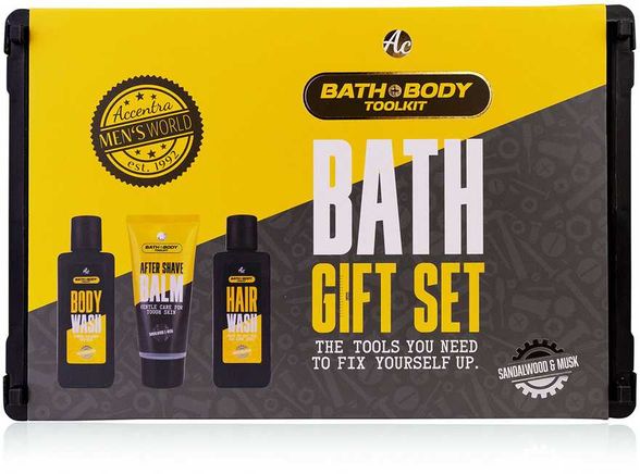 Bath set BATH + BODY TOOLKIT in folding crate, incl. 180ml body