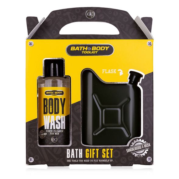 Bath + Body Toolkit Bath Gift Set kūno priežiūros rinkinys, Sandalwood & Musk