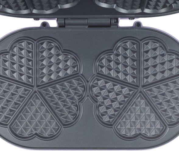DOUBLE HEART SHAPED WAFFLE MAKER