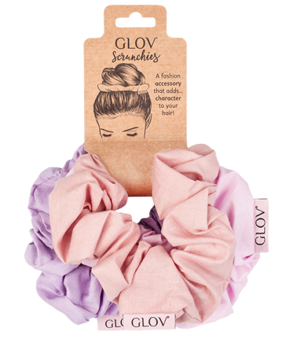 Glov Scrunchie satininės gumytės plaukams, 3 vnt.