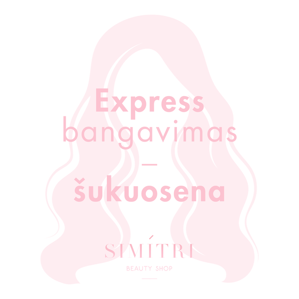 Express bangavimas / šukuosena