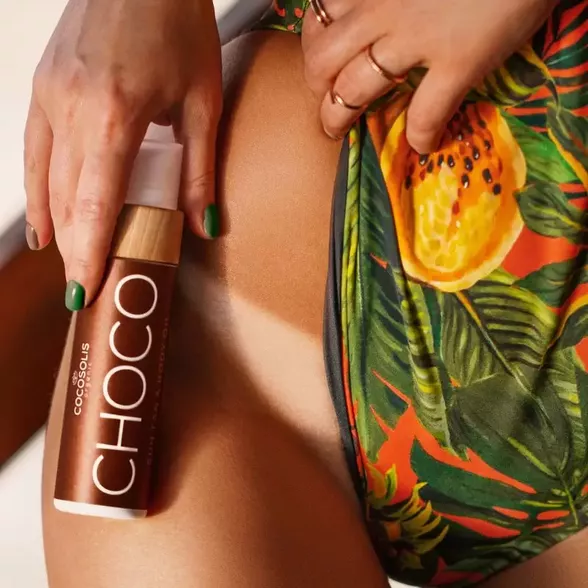 Cocosolis Choco organiškas įdegio aliejus kūnui, 110 ml.