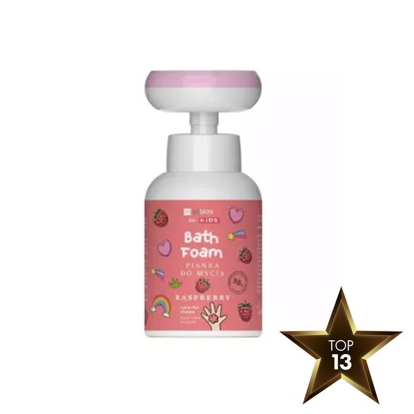 Hiskin Kids Raspberry Bath Foam, 300 ml.