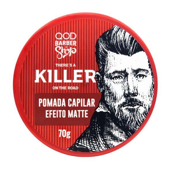 QOD Barber Shop Killer Hair Pomade stipraus fiksavimo pomada plaukams, 70 g.