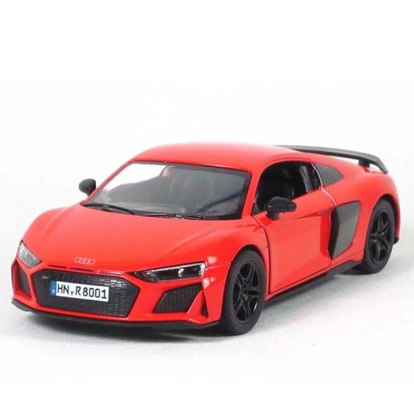 KiNSMART 2020 Audi R8 Coupé Toy Car, Red