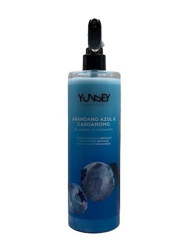 Yunsey dvifazis mėlynių aromato purškiamas kondicionierius, 500 ml.