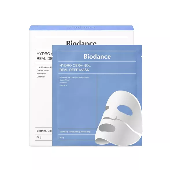 Biodance Hydro Cera-nol Real Deep Mask veido kaukė, 1 vnt.
