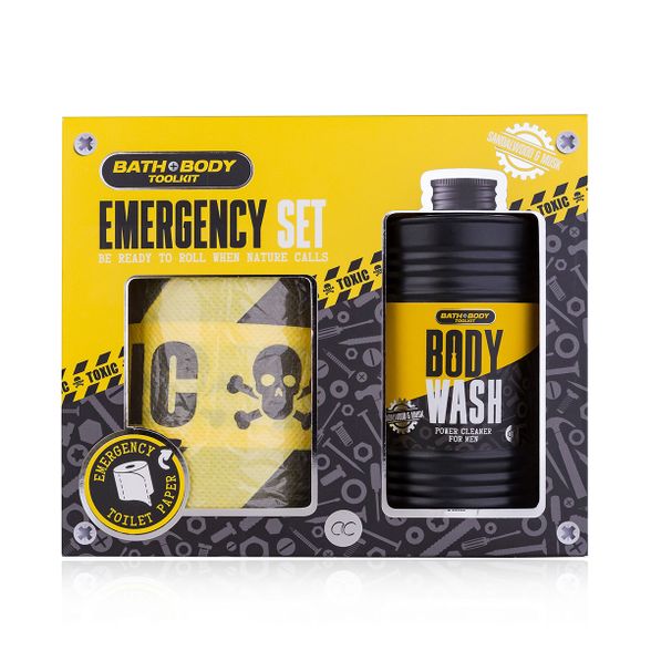 Bath + Body Toolkit Emergency Set kūno priežiūros rinkinys, Sandalwood & Musk