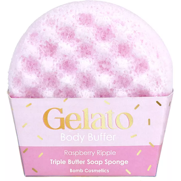 Raspberry Ripple Gelato Body Buffer Sponge, Case 4
