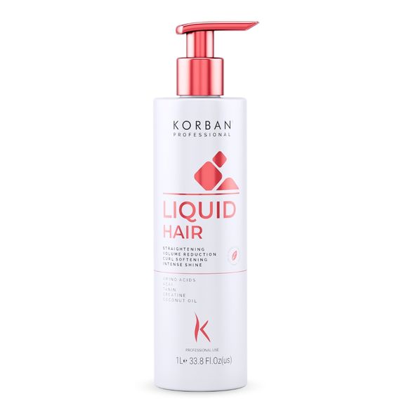 Korban Liquid Hair Straightening, Volume Reduction Procedure, 1 l.