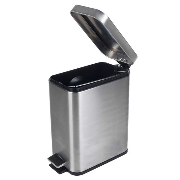 5L RECTANGULAR SOFT CLOSE BIN SS