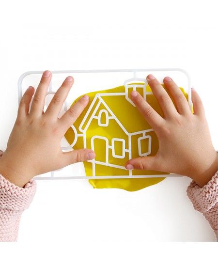 Primo modeliavimo rinkinys su formelėmis, House Set, 5 spalvos