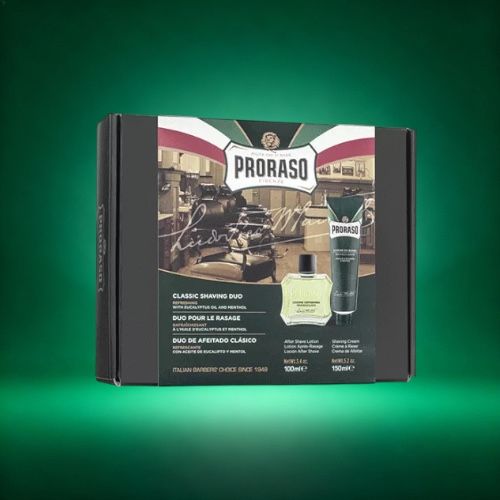Proraso Duo Pack Refresh Shaving Cream & Lotion skutimosi rinkinys