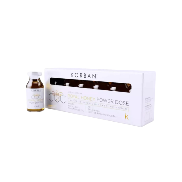 Korban Royal Honey Power Dose plaukų atstatymo procedūra