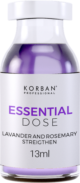 Korban Essential Dose plaukų atstatymo procedūra