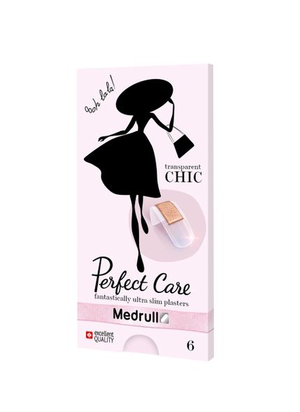 Medrull Perfect Care N6 skaidrus pleistras, pažeistos odos apsaugai