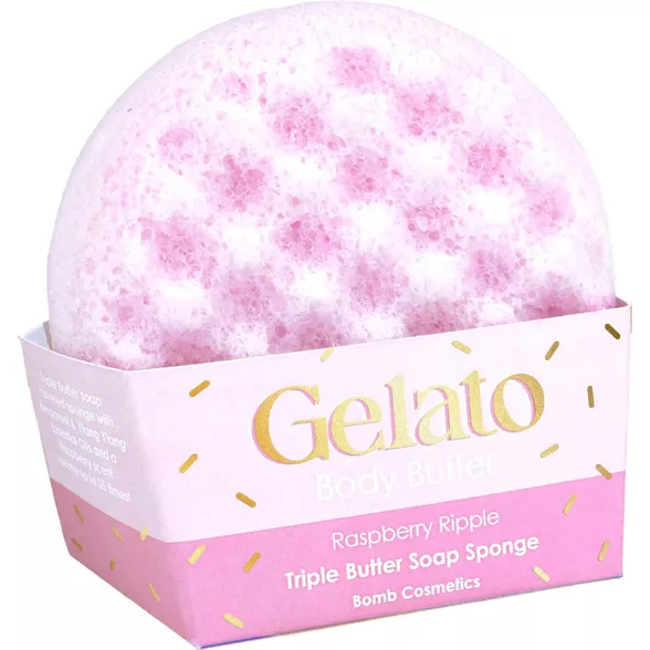 Raspberry Ripple Gelato Body Buffer Sponge, Case 4