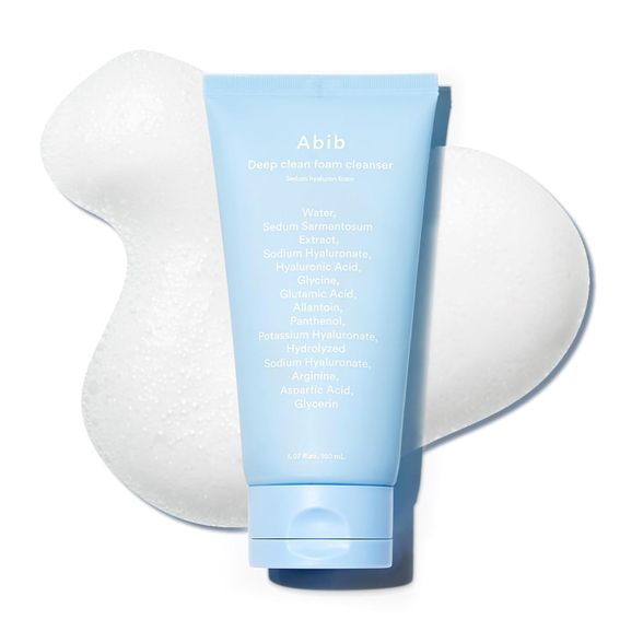 Abib Deep Clean Foam Cleanser Sedum Hyaluron Foam veido prausiklis, 150 ml.
