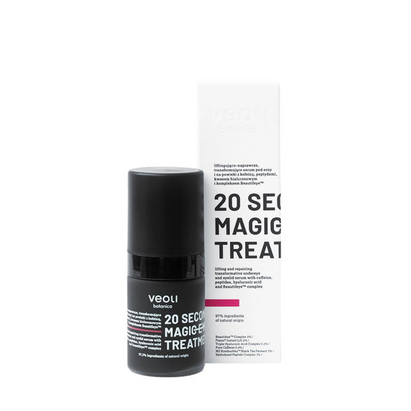 Veoli Botanica 20 Seconds Magic Eye Treatment serumas paakių zonai, 15 ml.