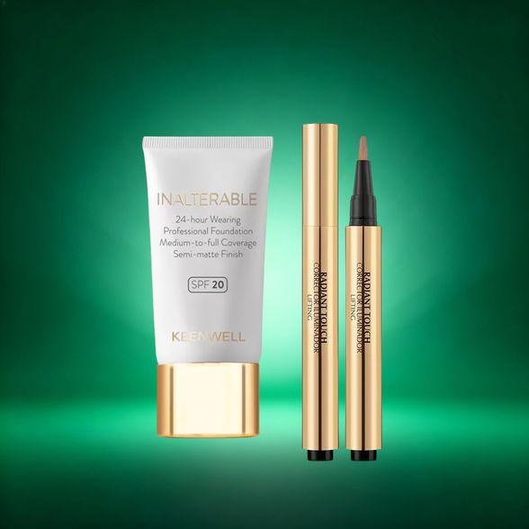 Keenwell makiažo pagrindo ir maskuoklio rinkinys Nr.1