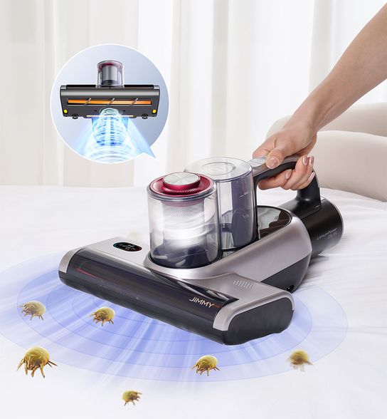 Jimmy | Vacuum Cleaner | BD7 Pro Double Cup Anti-mite | Cordless operating | Handheld | 250 W | 28.8 V | Grey