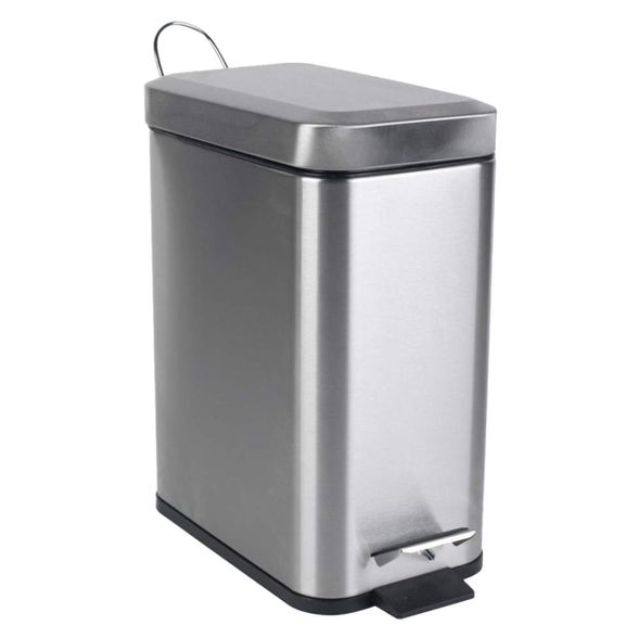 5L RECTANGULAR SOFT CLOSE BIN SS