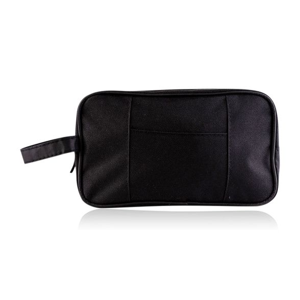 Washbag, size: 25 * 8 * 15cm, col. black, PU 12/300