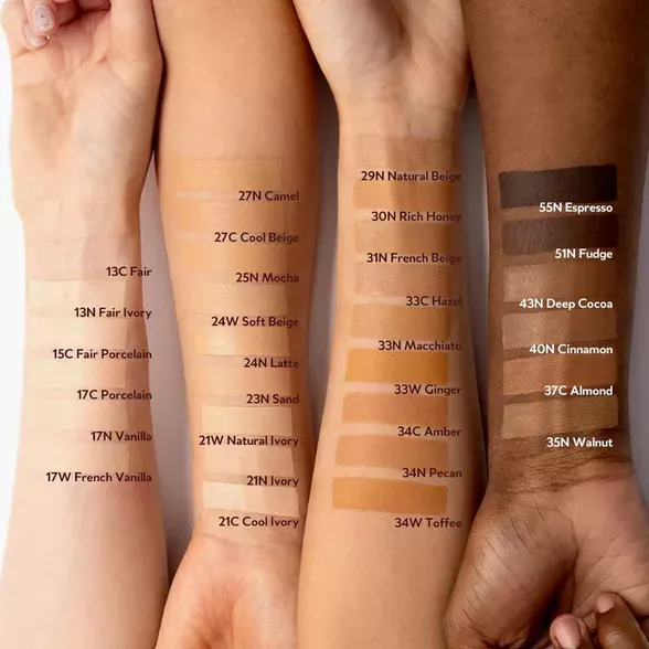 Tirtir Mask Fit Red Cushion Mini makiažo pagrindas kušonas, 24N Latte, 4.5 g.