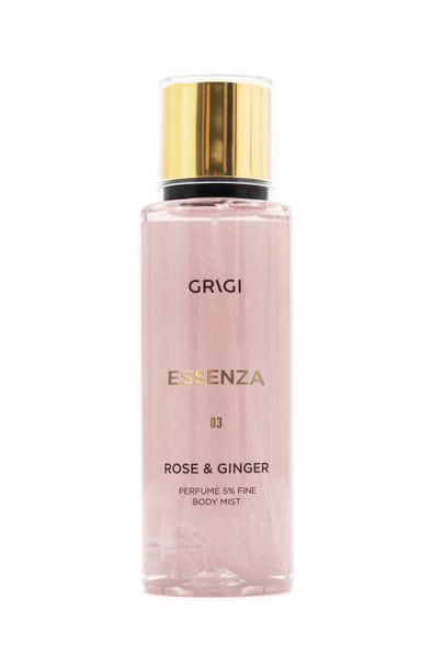 GRIGI ESSENZA WOMAN ROSE & GINGER 15ML NO 03 PERFUME 5% FINE BODY MIST 250ml