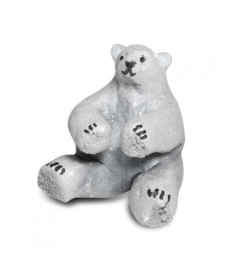Primo džiūstantis ore molis su blizgučiais, sidabro spalvos, 250 g.