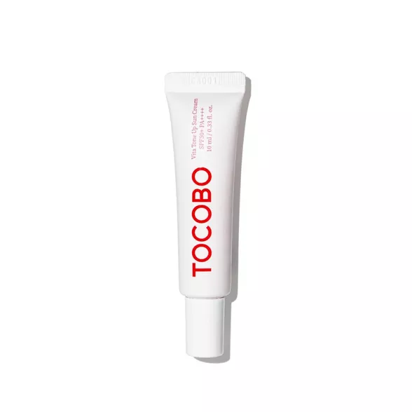 Tocobo Vita Tone Up Sun Cream SPF50+ skaistinantis apsauginis kremas nuo saulės, 10 ml.