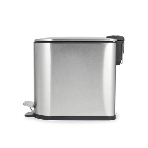 STAINLESS STEEL 5L D SHAPE BIN
