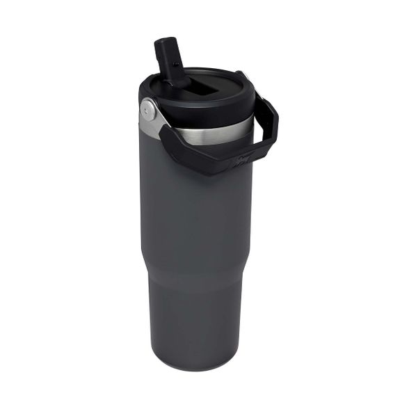 Stanley IceFlow Flip Straw gertuvė, tamsiai pilka, 0.89 l.