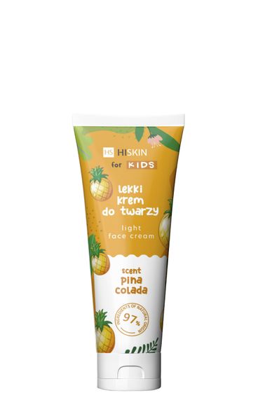 Hiskin Kids Pinacolada lengvas veido kremas, 60 ml.