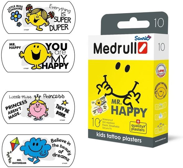 Medrull Mr.Happy N10 vaikiškas pleistras