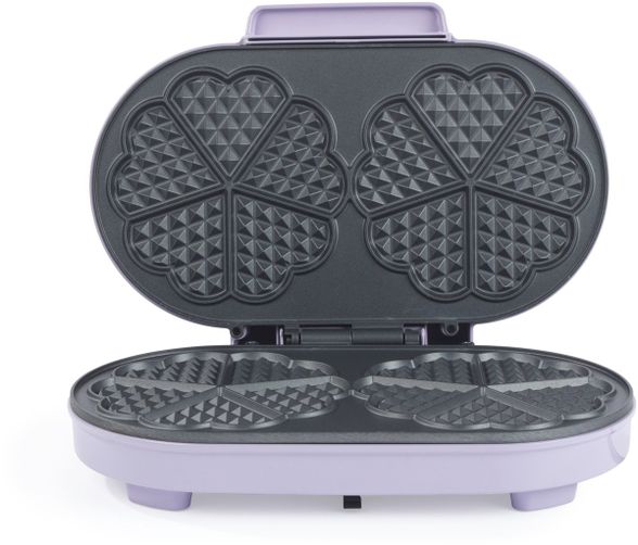 DOUBLE HEART SHAPED WAFFLE MAKER