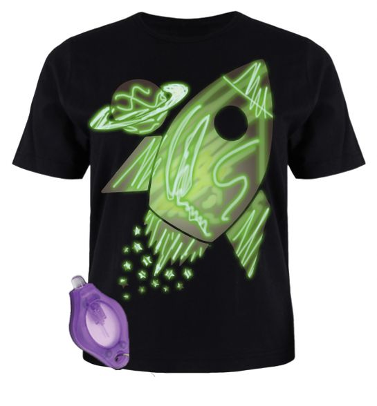 Splat Planet Glow In The Dark T-shirt, Space