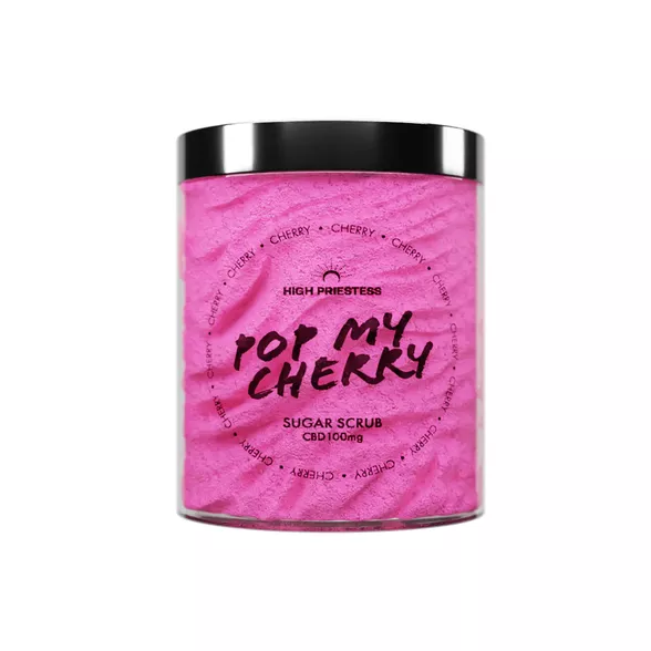 High Priestess CBD cukraus šveitiklis, Pop My Cherry, 300 ml.
