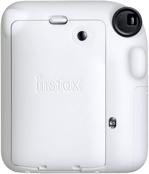 Fujifilm Instax Mini 12 Film Camera, White + Instax Mini Glossy Paper, 10 Pcs.