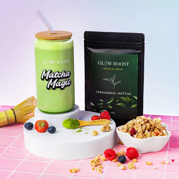 Glow Boost Matcha ceremoninė, 100 g. | Simitri.lt