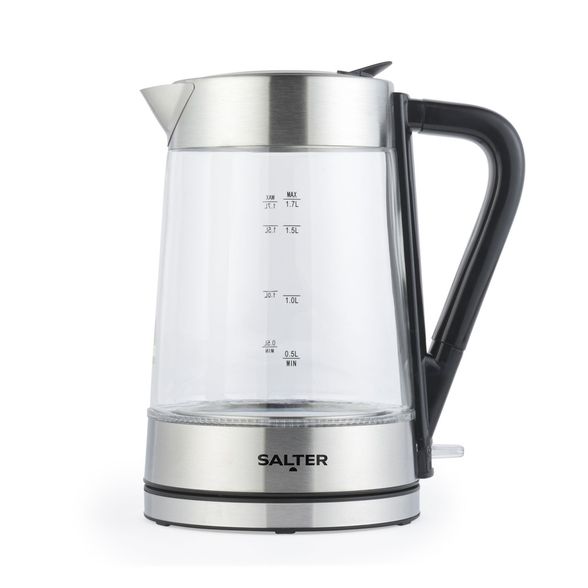 SALTER COLOUR CHANGE GLASS KETTLE