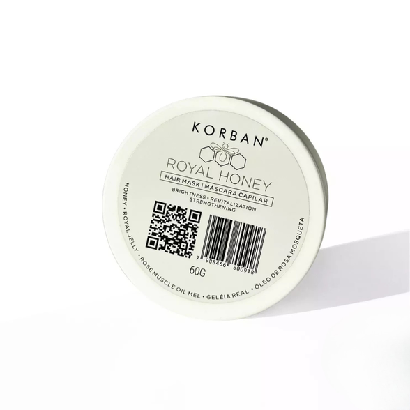Korban Mask Royal Honey atkuriamoji plaukų kaukė, 60 g.