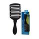 WetBrush Pro Flex Dry Paddle stačiakampis plaukų džiovinimo šepetys, juodas