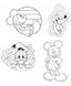 Magnetukų kūrybinis rinkinys COLORINO Disney Peliukas Mikis